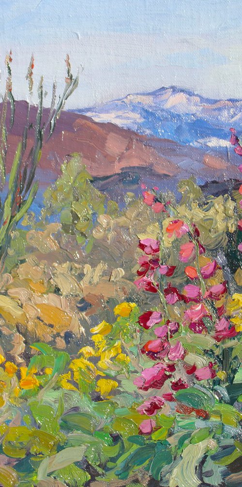 Spring Blooms In The Desert by Kristen Olson Stone