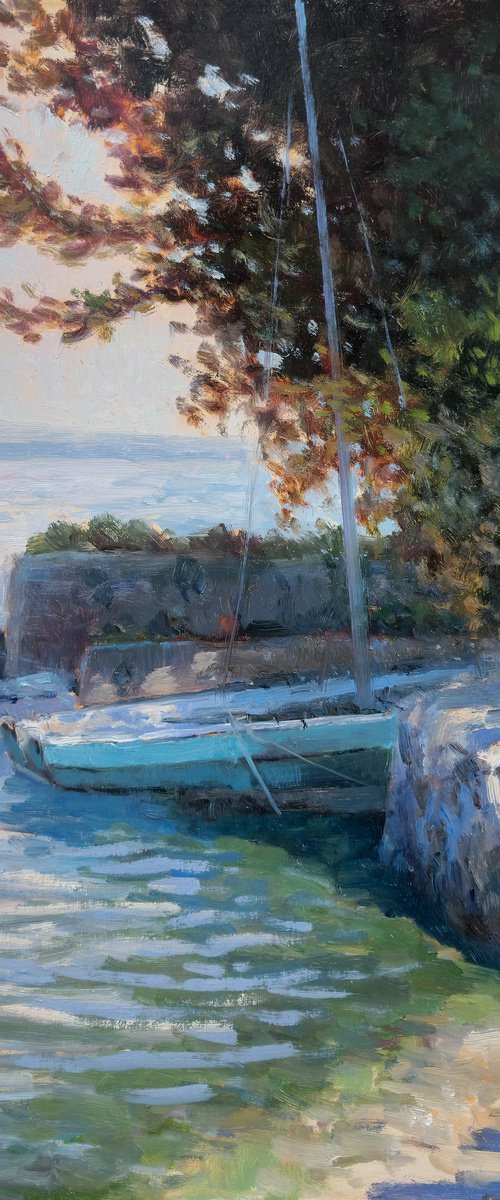 The Turquoise Boat by Pascal Giroud