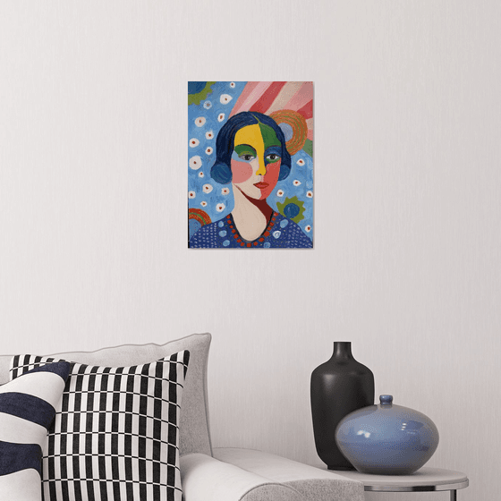 Woman Colorful Portrait 2