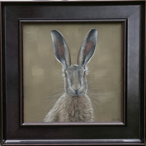 Portrait of a Hare I by Alex Jabore