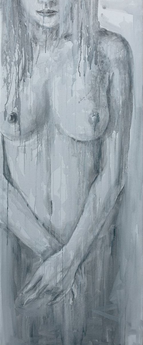 blonde on white by Alexandr Klemens