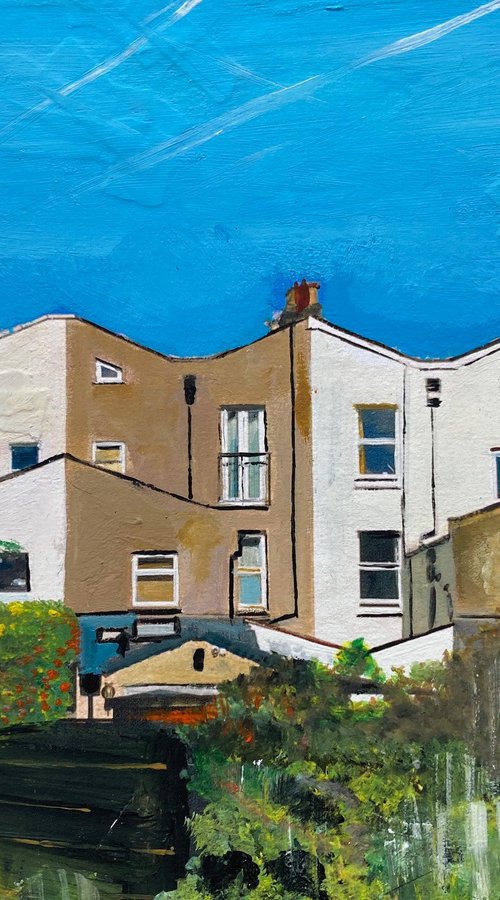 Sunny London, Backs Of Houses by Andrew  Reid Wildman