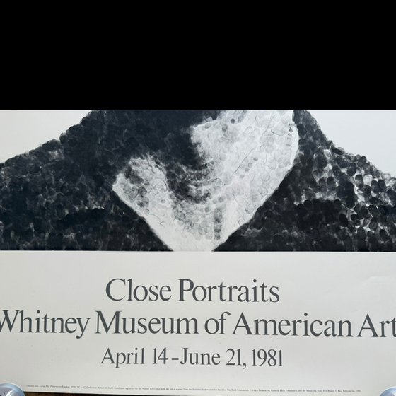 Whitney Museum Poster (Fingerprint) 1981