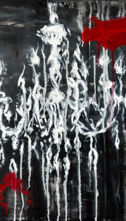 The Melting Crystal Chandelier by Kristina Mallen