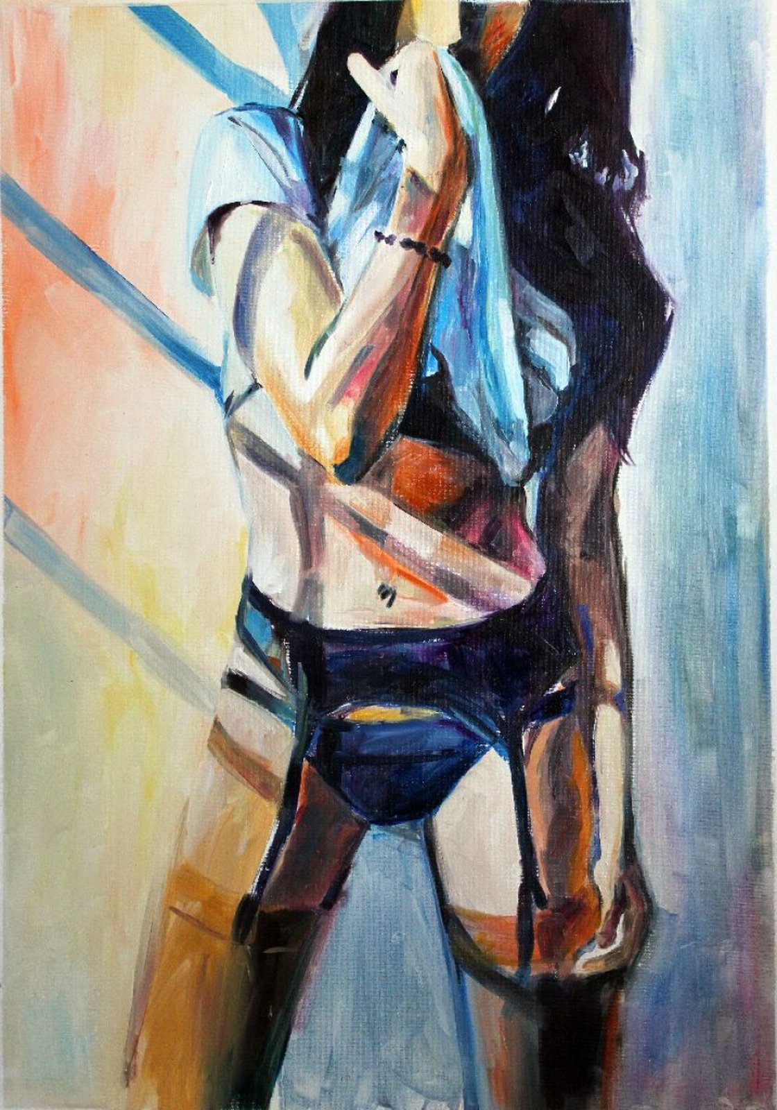 ALMOST NAKED Painting by Sasha Robinson | Artfinder