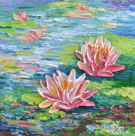 Coral Pink Water Lilies