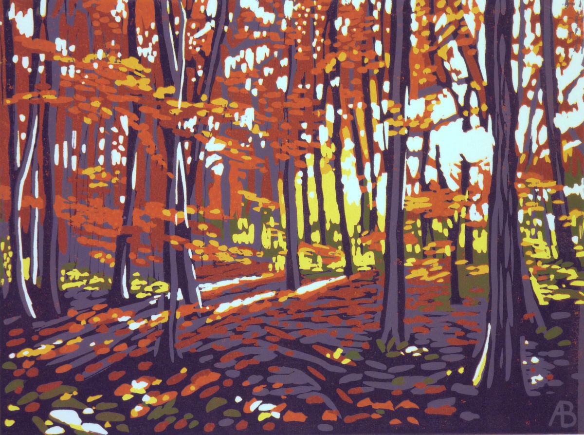 Early Autumn Light 版画 a829b3473a254fd8beea5de029776e