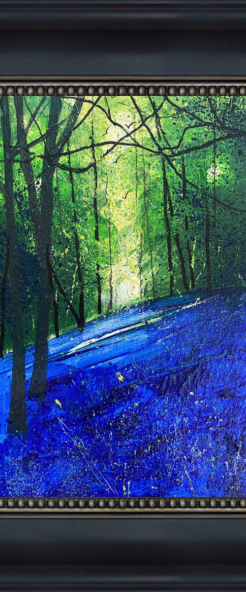 Intense Bluebells by Teresa Tanner