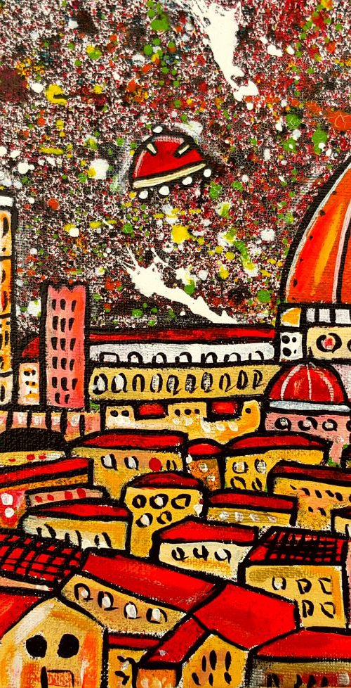 Florence in Space by Maria Luisa  Azzini