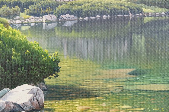 By the mountain lake