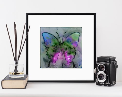 Alluring Butterfly 10 - Painting  by Kathy Morton Stanion by Kathy Morton Stanion