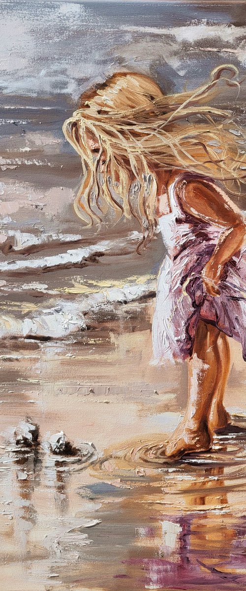 " BEACH TREASURES " by Monika Luniak