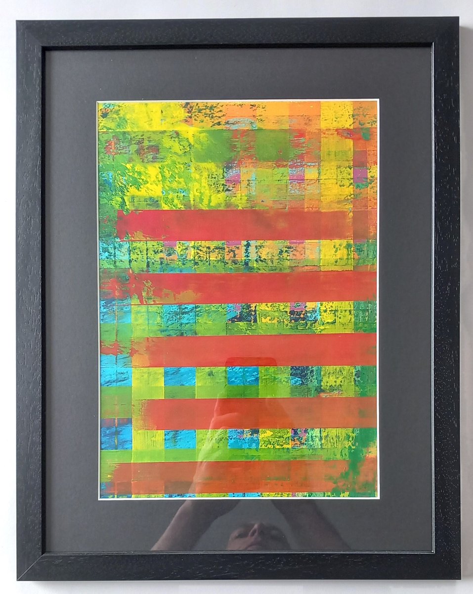 Organic Landscape Acrylic Painting By Adam Grose Ma Pgce, 13 X 16, Fragility, Original Artwork