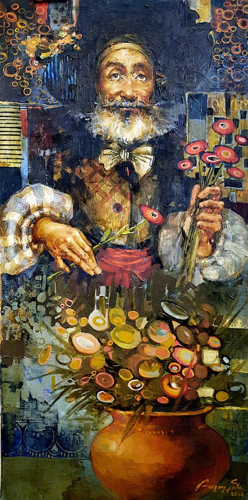 Flower Seller by Antavazd Talayan
