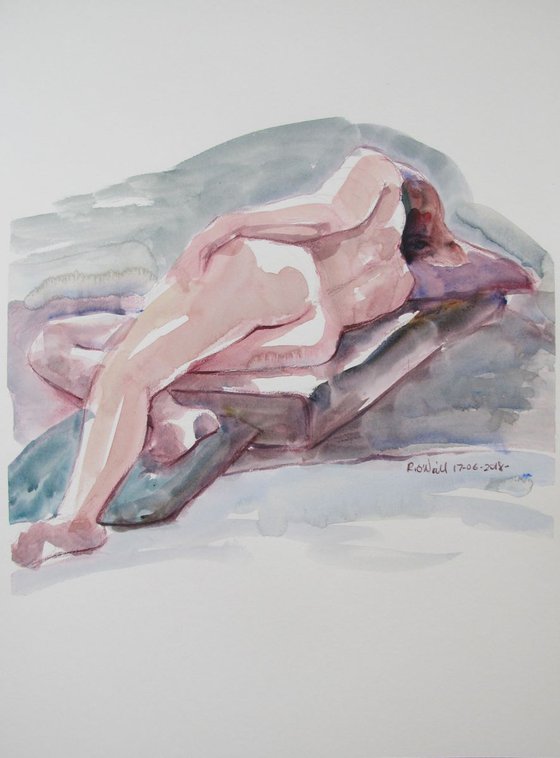 Reclining female nude