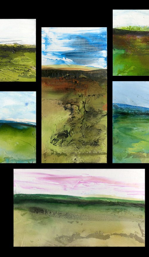 Mixed Landscape Collection 8 by Kathy Morton Stanion