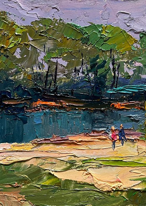 On the Golden Shore by Boris Serdyuk