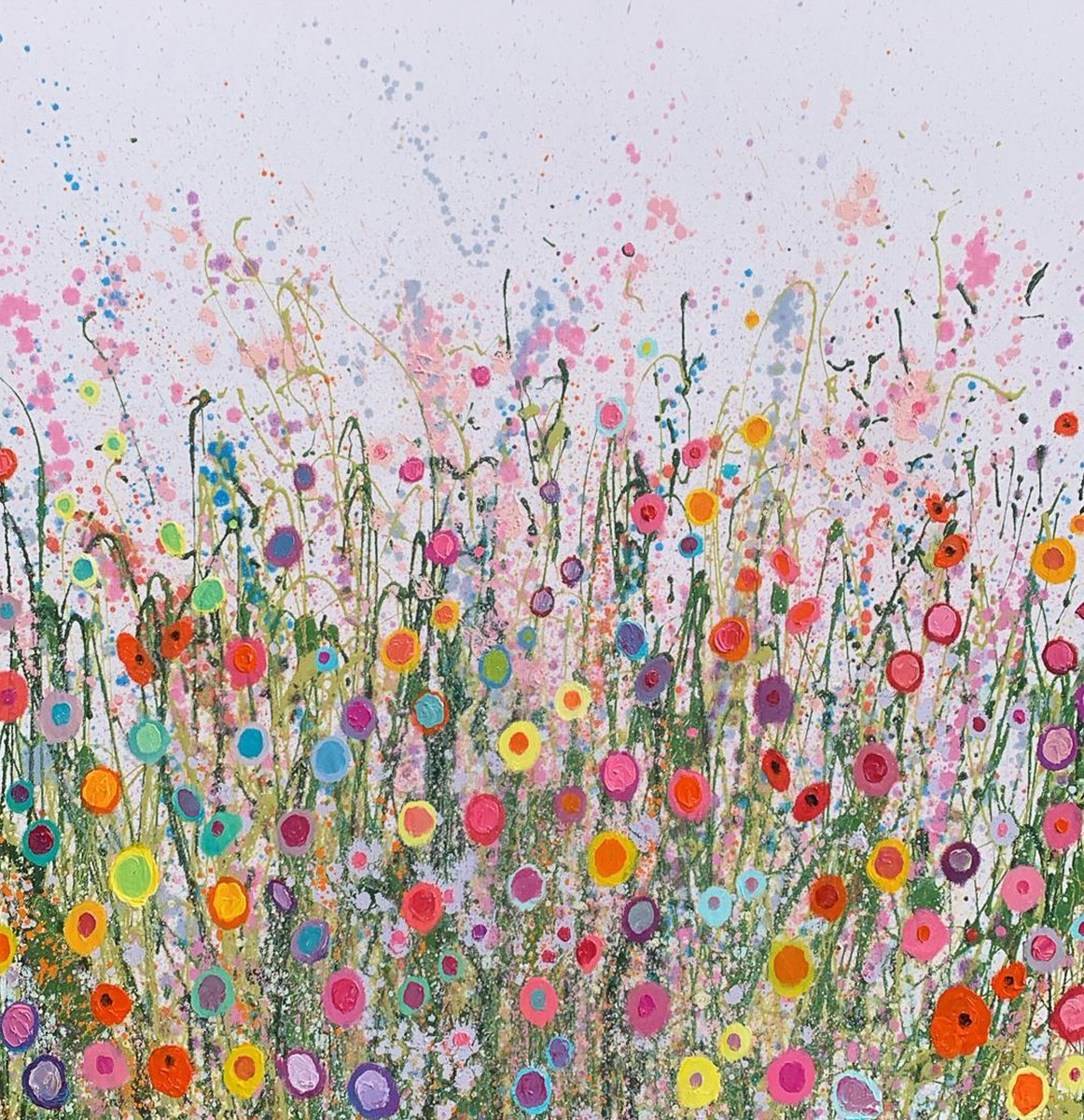 Our Hearts Wild Treasure By Yvonne Coomber, 39 X 39, Artwork For Sale On Artfinder