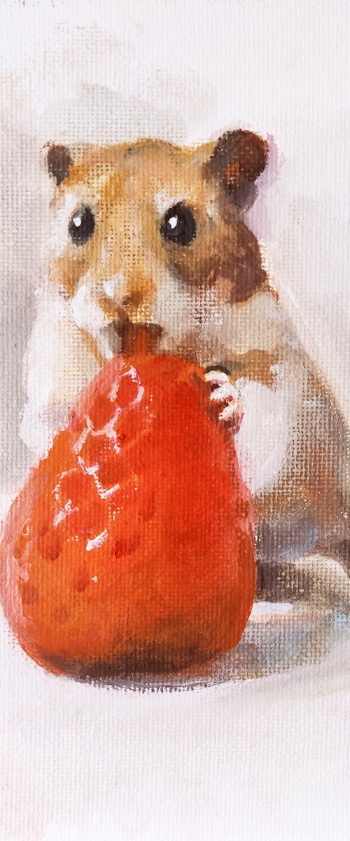 Hamster And Berry by HELINDA (Olga Müller)