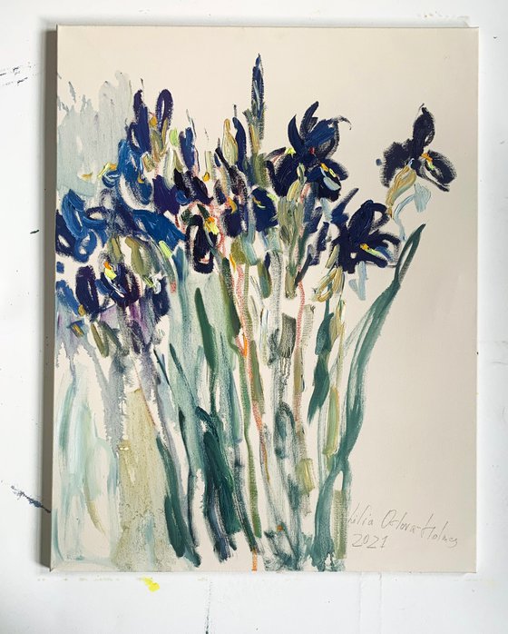 Irises.