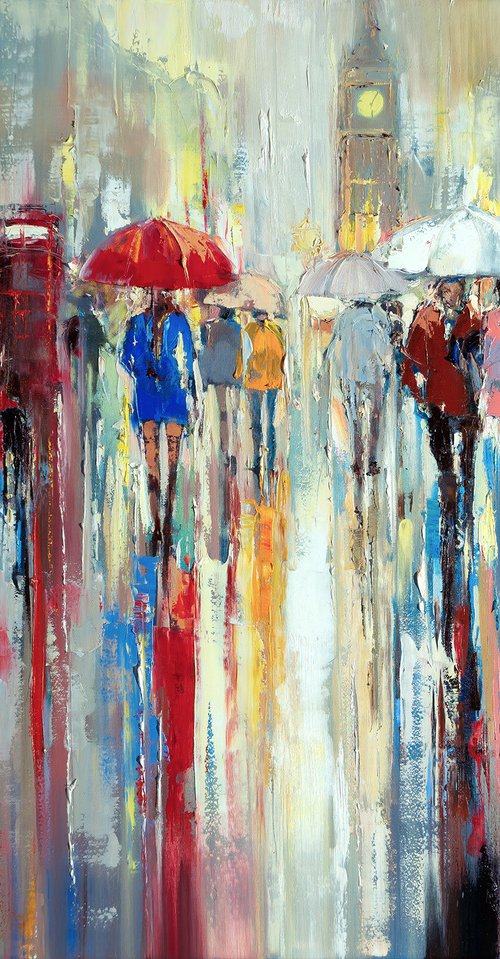 'London Crossing' by Ewa Czarniecka