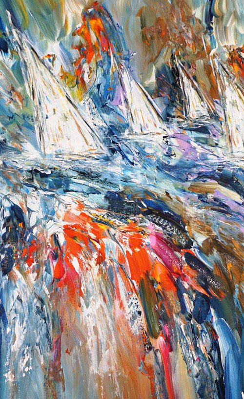 Seascape Sailing Regatta XL 1 by Peter Nottrott