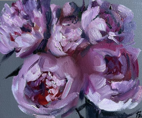 Peonie diptych