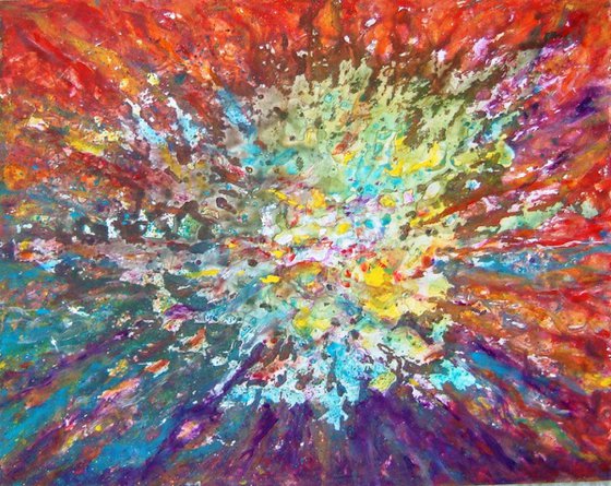 Forever Bliss  abstract acrylic