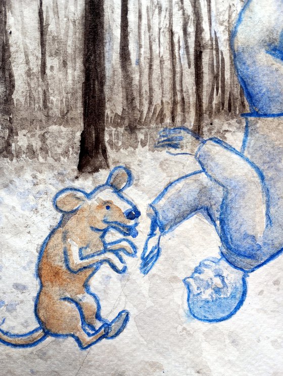 Somersaults in the woods