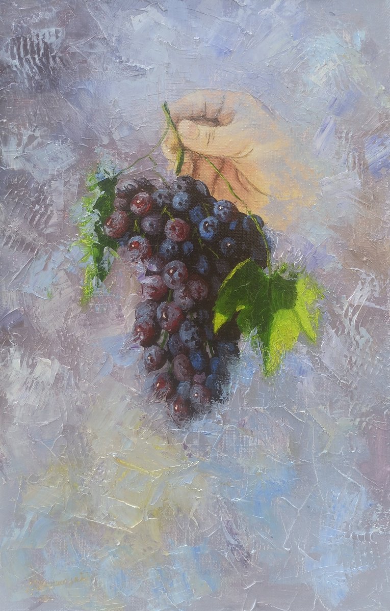 Photorealistic Still Life Oil Painting By Arayik Muradyan, 16 X 24, The Giver