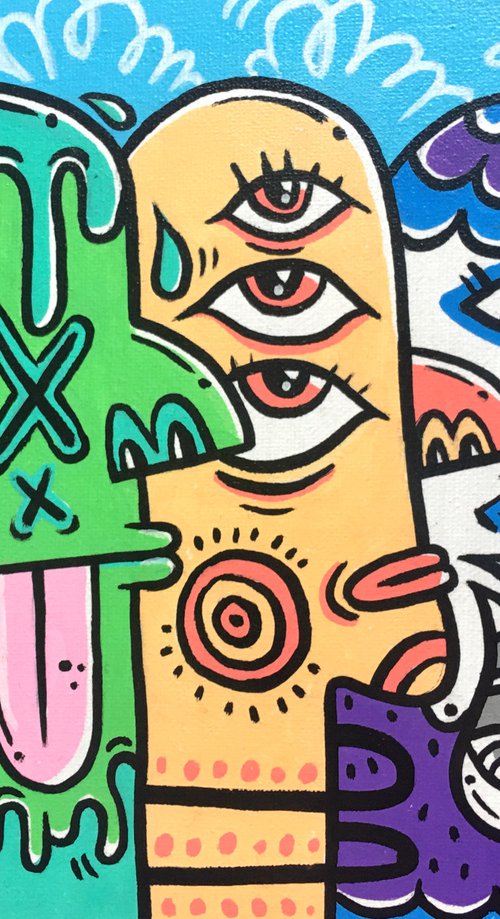 Abstract Heads FREE U.K Shipping by Luke Crump