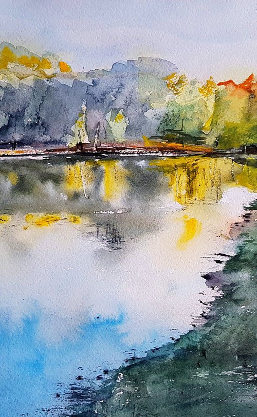 The lake by Leonid Kirnus