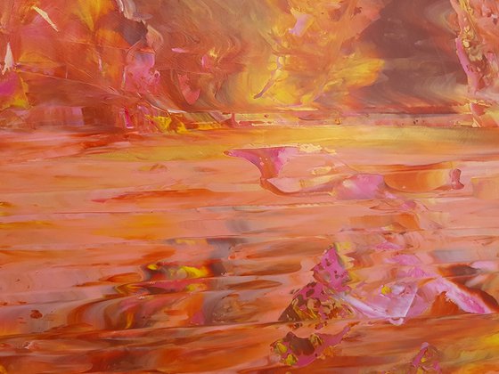 Sweetness of life - large abstract painting