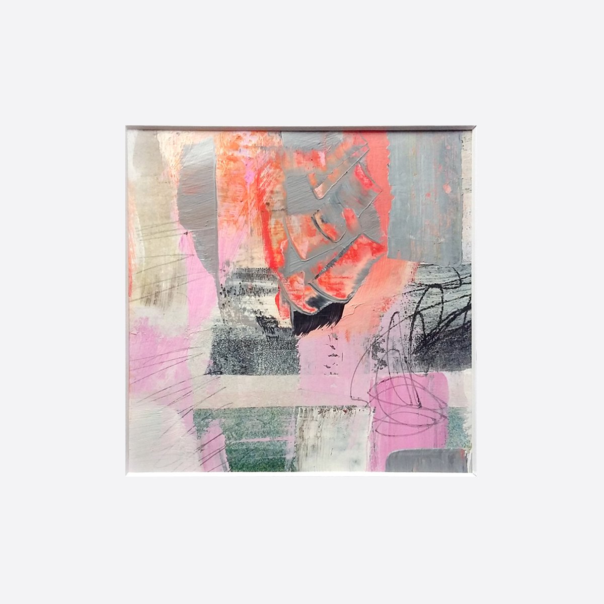 Blush #2 (original abstract painting) by Carolynne Coulson