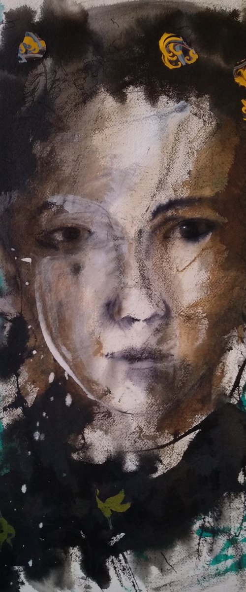 Ink head n1 by Marina Del Pozo