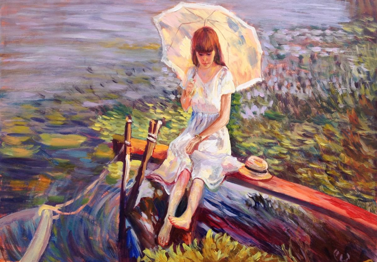 Sunny Day By Elena Sokolova, 28 X 20, Artwork For Sale On Artfinder