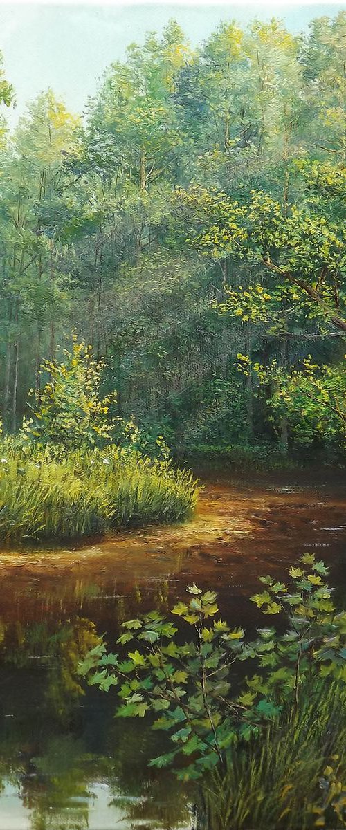 Forest Brook by Oleg Riabchuk