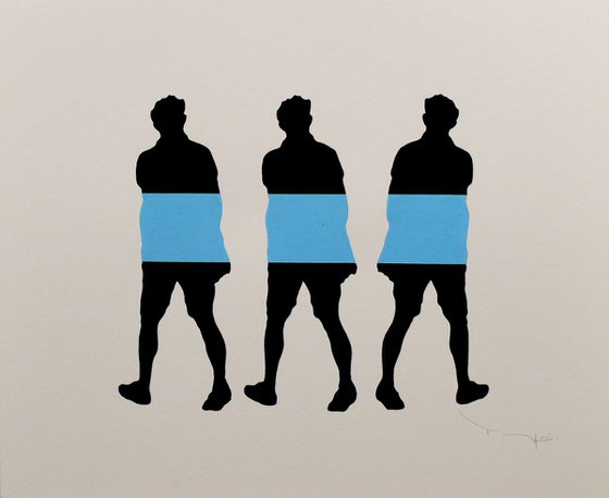 Three walking men 02 -  Tehos