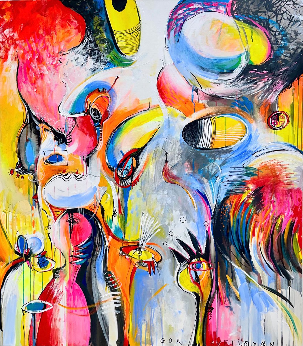 Joyful Reverie By Gor Avetisyan, 41 X 47, Artwork For Sale On Artfinder