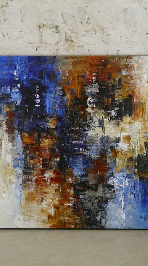 True Peace  (Large, 100x100cm) by Kalpana Soanes