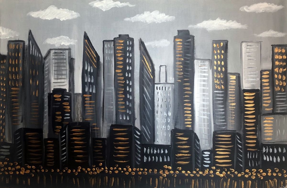 Modern Skyscrapers 2 by Aisha Haider