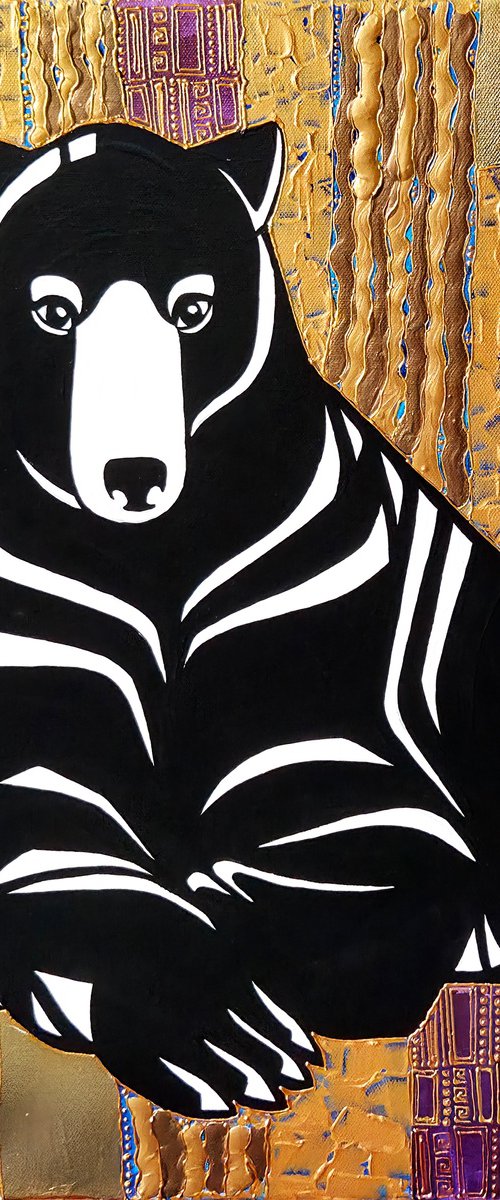 Gold Bear by Yanina Tuyman