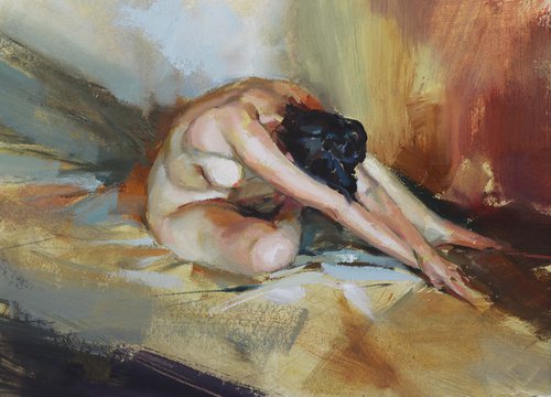 Study of a Nude Female Figure by Igor Viksh