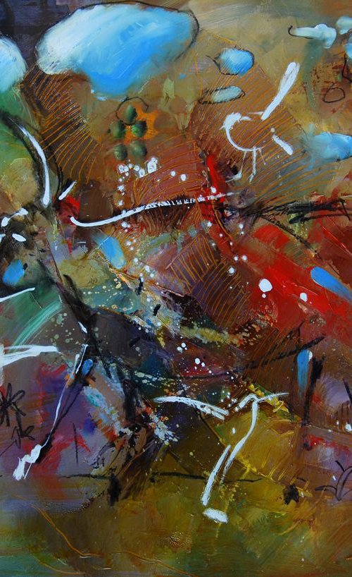 Inside the cave by Trevor Salisbury