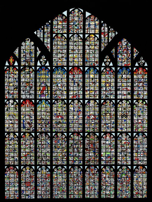 Winchester Cathedral West Window by Shelley Ashkowski
