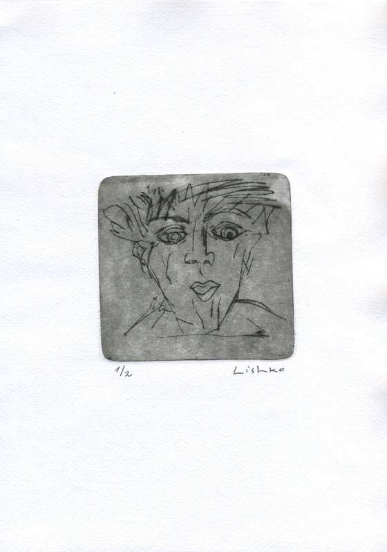 Portrait (ETCHINGS / DRY-POINT)