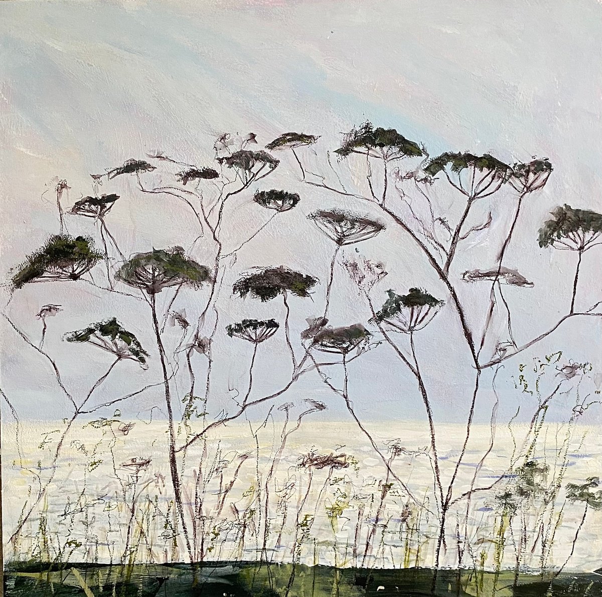 November Light And Grasses by Nikki Wheeler