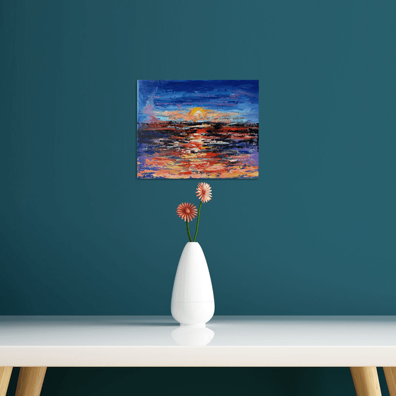 Sea, sky.
