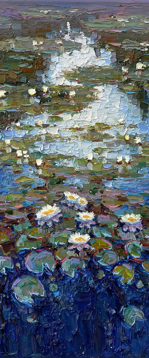 "water lilies" by Evgeny Chernyakovsky
