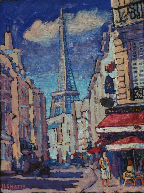 Paris street by Ilshat Nayilovich